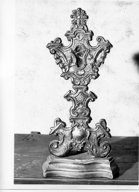 reliquiario - a ostensorio - manifattura laziale (metà sec. XVIII)