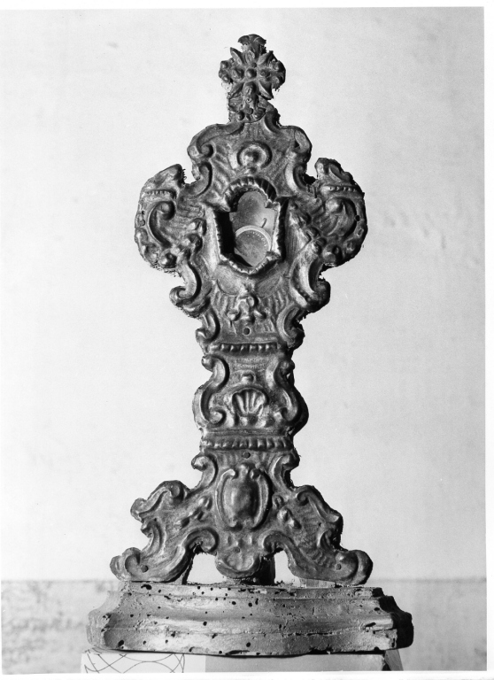 reliquiario - a ostensorio - manifattura laziale (sec. XVIII)