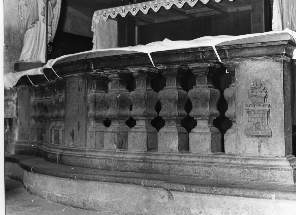 balaustrata - manifattura laziale (sec. XVIII)