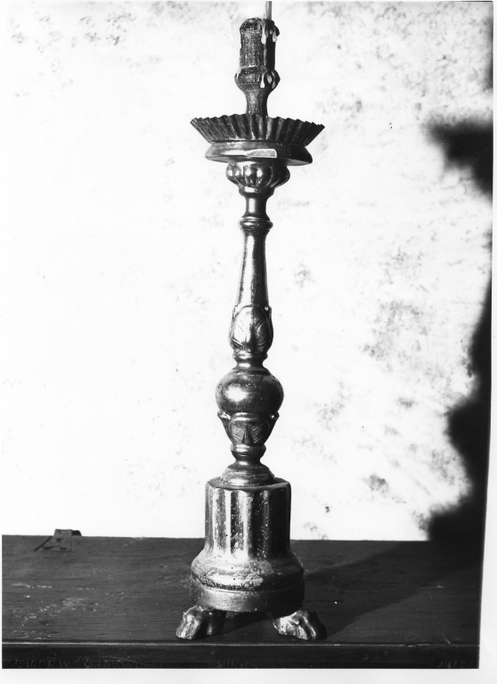 candeliere, serie - manifattura laziale (sec. XVIII)