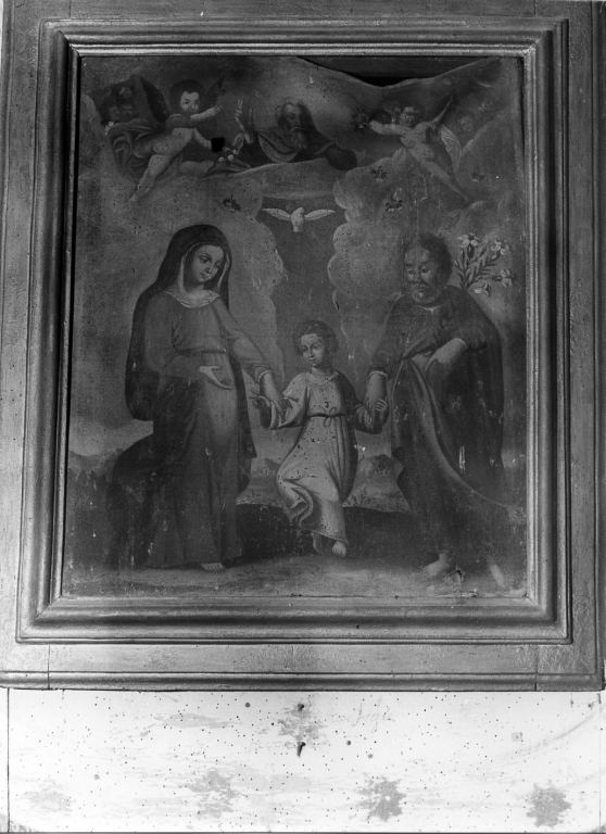 Sacra Famiglia (dipinto) - ambito laziale (sec. XIX)