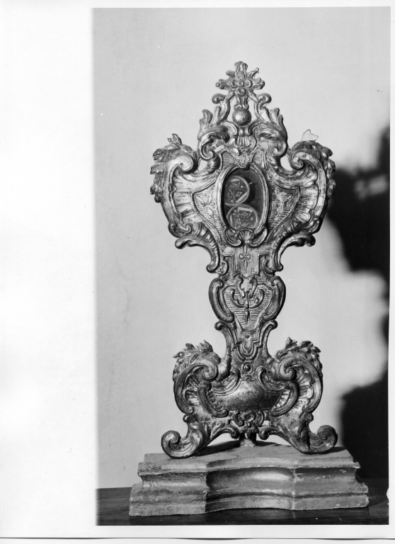reliquiario - a ostensorio - ambito romano (sec. XVIII)