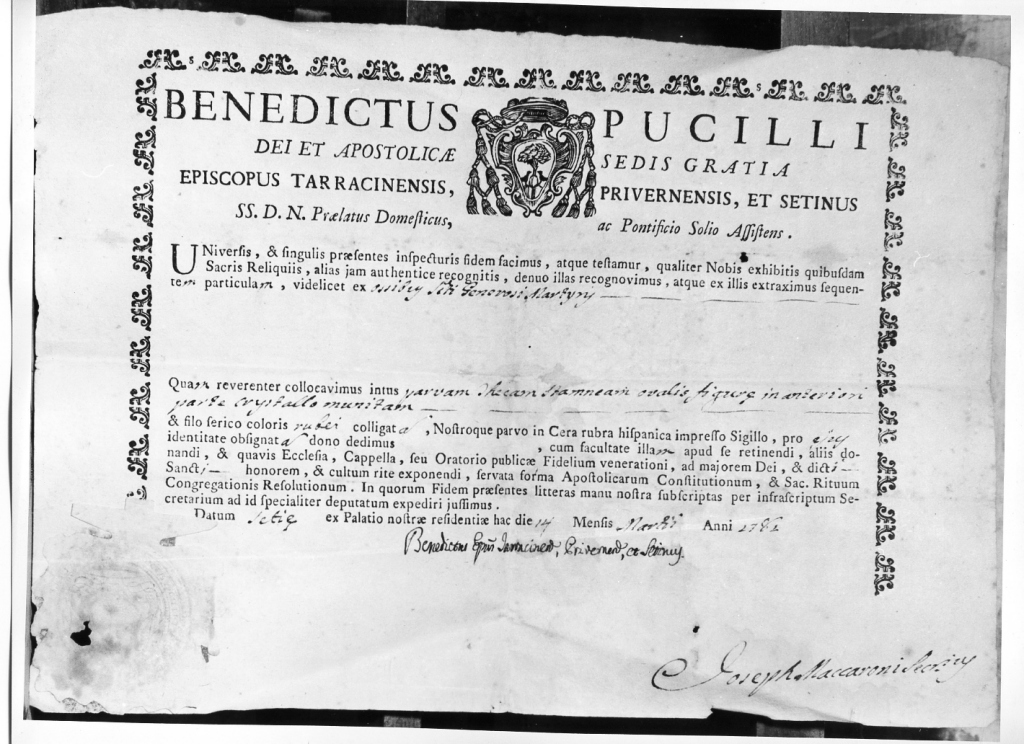 reliquiario - a ostensorio, serie - ambito romano (sec. XVIII)