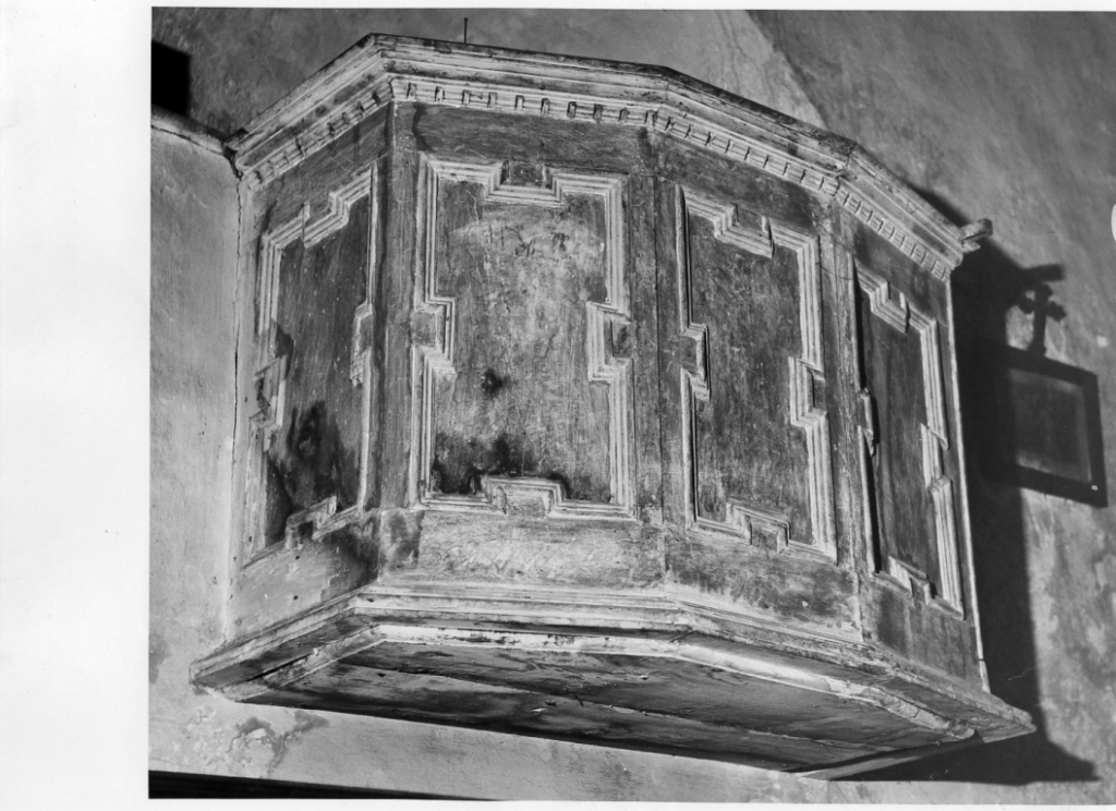 pulpito - ambito laziale (fine/inizio secc. XVII/ XVIII)