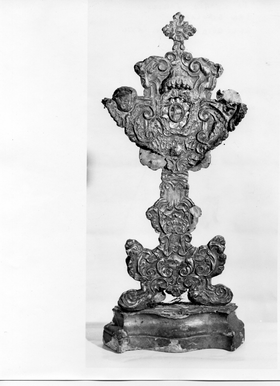 reliquiario - a ostensorio - ambito romano (sec. XVIII)