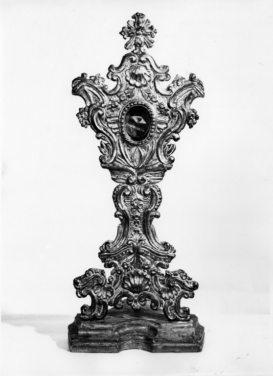 reliquiario - a ostensorio - ambito romano (sec. XVIII)