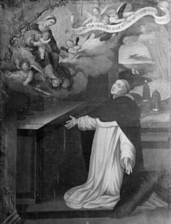 apparizione della Madonna con Bambino a San Giacinto (dipinto) - ambito toscano (prima metà sec. XVII)