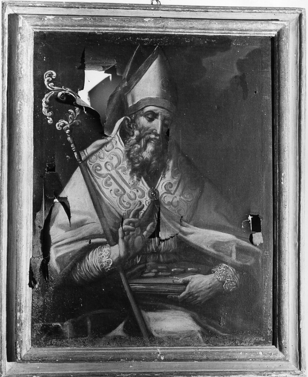 San Nicola di Bari (dipinto) - ambito laziale (secc. XVII/ XVIII)