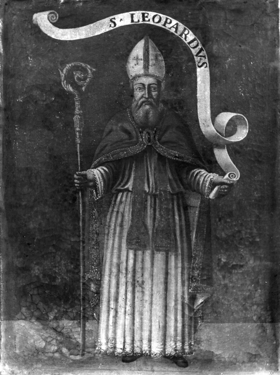 San Leopardo (dipinto) - ambito laziale (sec. XVIII)