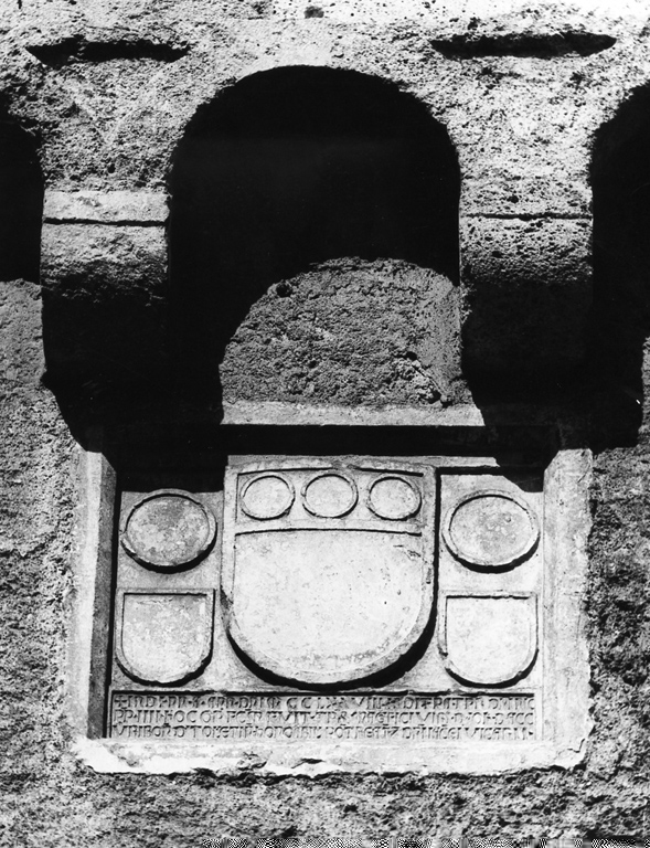 lapide documentaria - ambito laziale (sec. XIII)