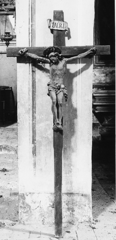 Cristo crocifisso (scultura) - produzione laziale (sec. XVII)