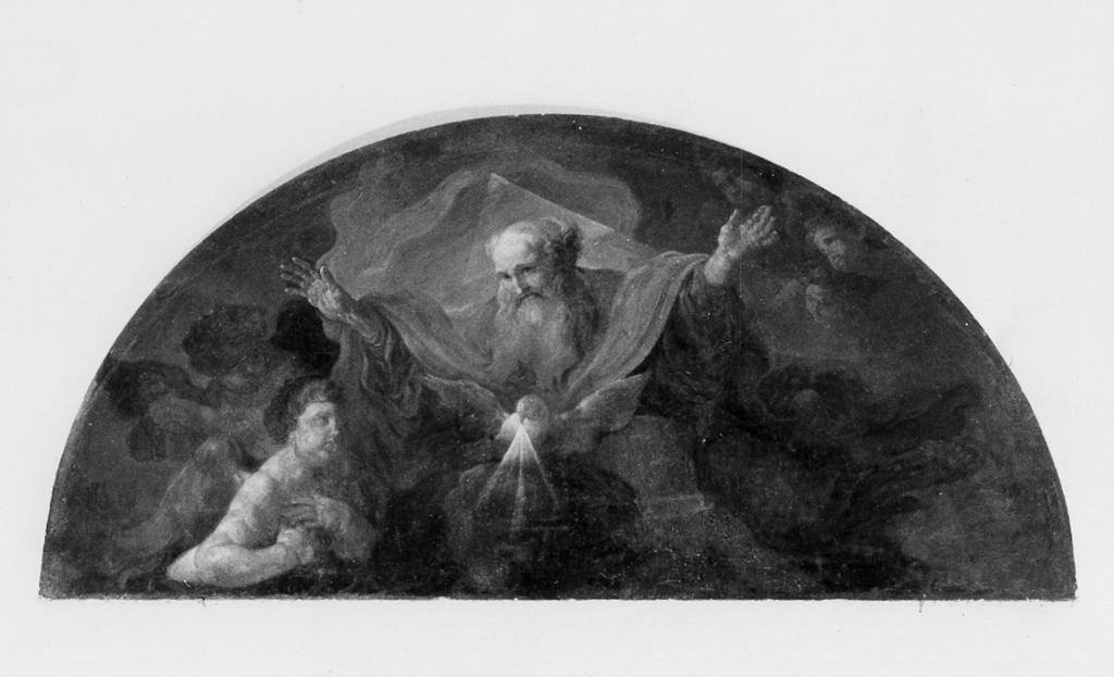Dio Padre benedicente (dipinto) - ambito napoletano (sec. XVIII)