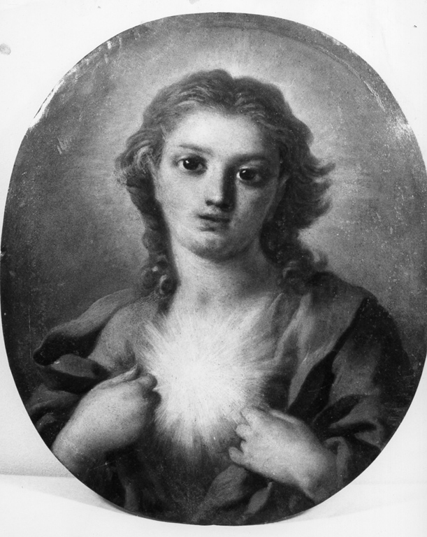 Gesù fanciullo (dipinto) di Solimena Angelo (cerchia) (prima metà sec. XVIII)
