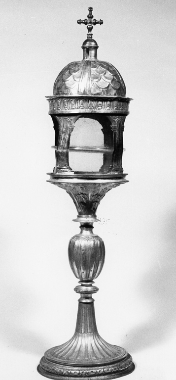 fiala di pellegrinaggio - ambito napoletano (seconda metà sec. XIX)