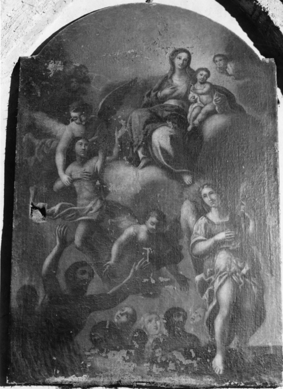 Madonna con Bambino (dipinto) - ambito laziale (fine/inizio secc. XVII/ XVIII)