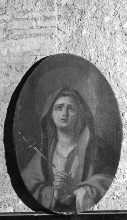 Madonna Addolorata (dipinto) di Solimena Francesco detto Abate Ciccio (cerchia) (prima metà sec. XVIII)