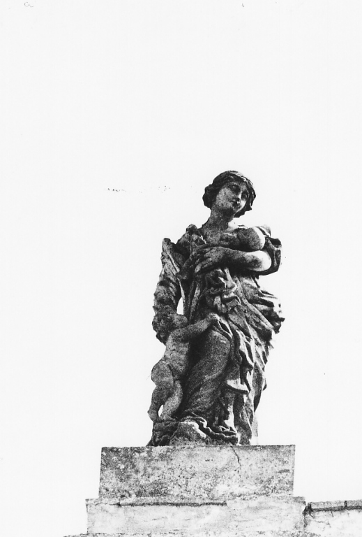 figura femminile (scultura) - ambito laziale (fine/inizio secc. XVIII/ XIX)