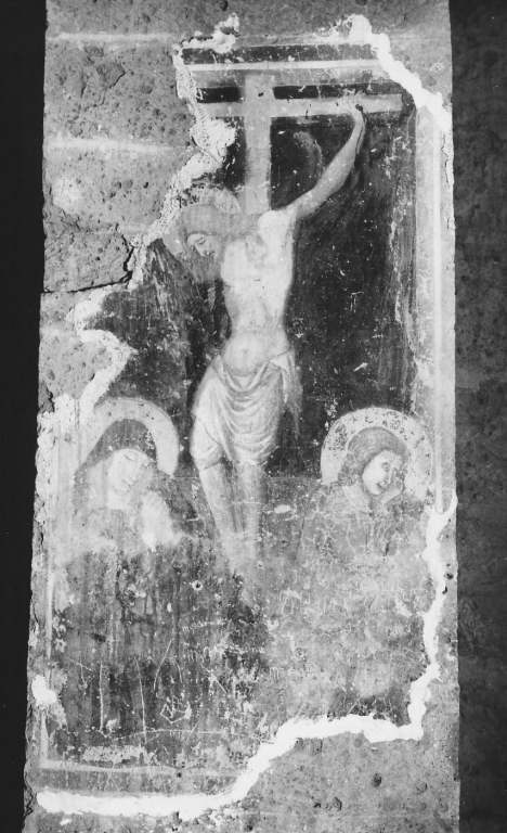 Cristo crocifisso (dipinto) - ambito tosco laziale (fine/inizio secc. XIV/ XV)
