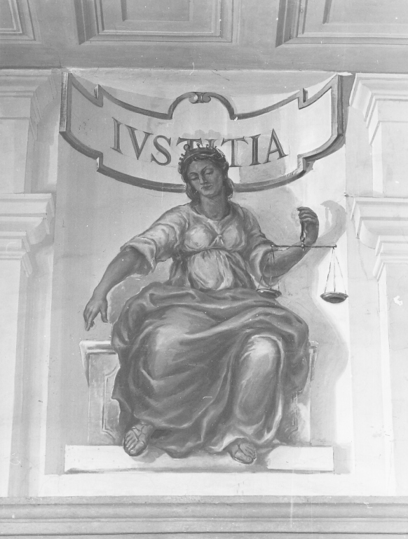 allegoria della Giustizia (dipinto) - ambito viterbese (sec. XVIII)
