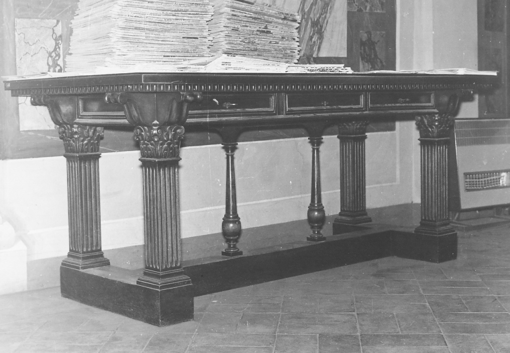 tavolo - ambito laziale (fine/inizio secc. XIX/ XX)