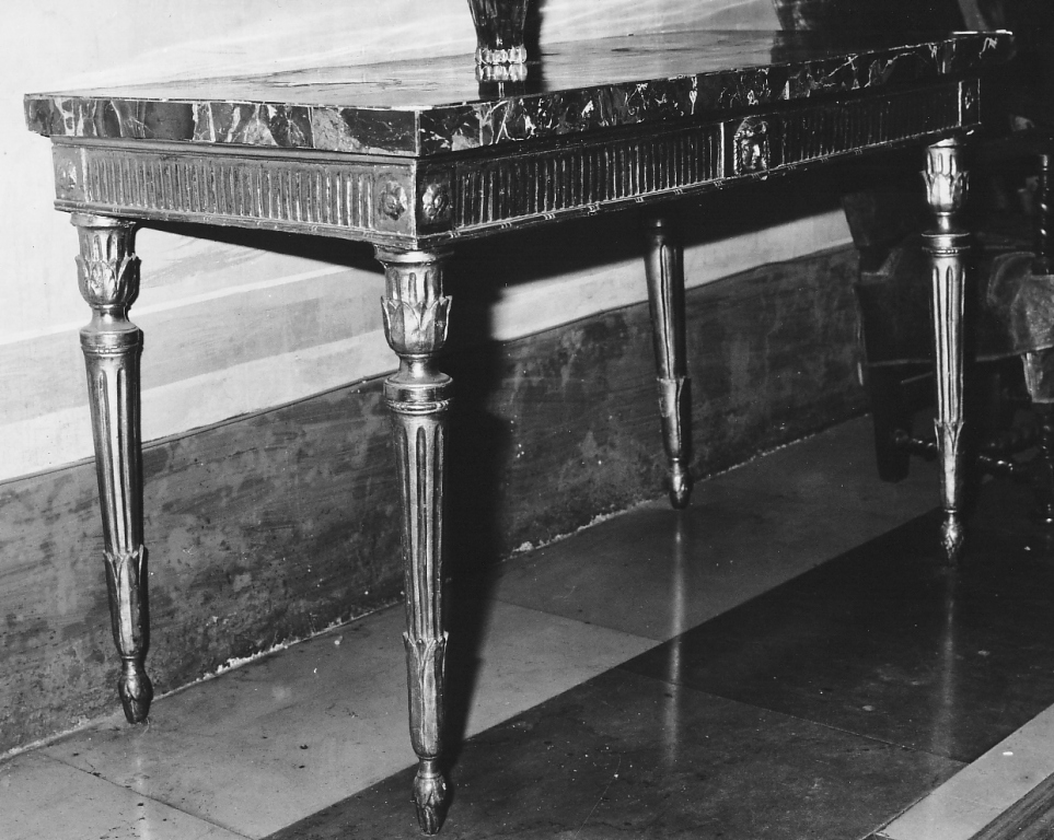 tavolo, coppia - ambito laziale (fine sec. XVIII)