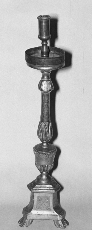 candelabro, serie - manifattura romana (fine sec. XVIII)