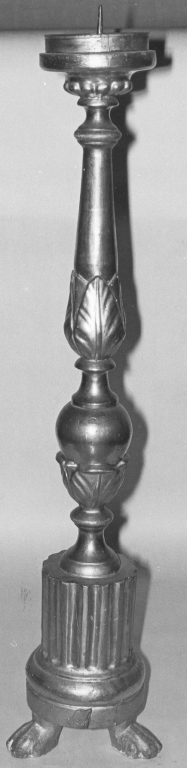 candelabro, serie - manifattura romana (fine/inizio secc. XVIII/ XIX)