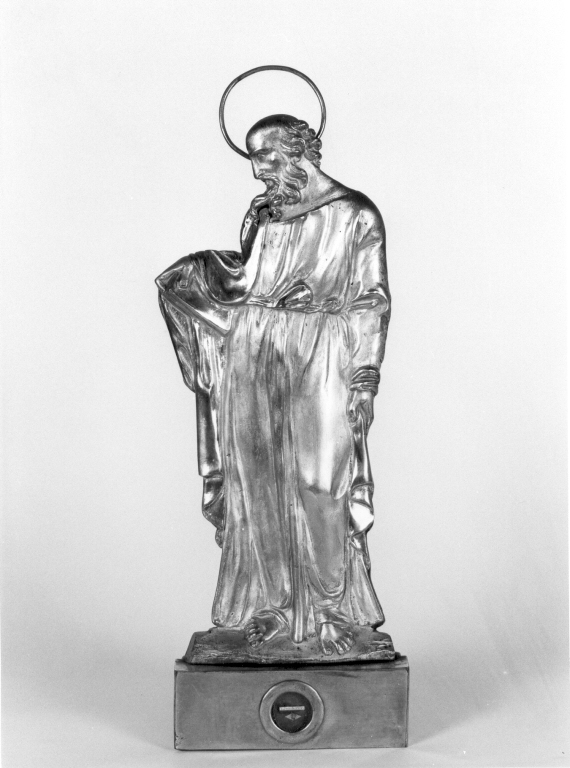 reliquiario - a statuetta - ambito romano (seconda metà sec. XVIII)
