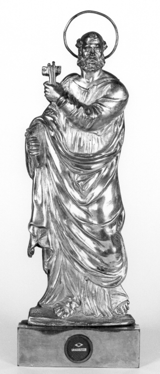 reliquiario - a statuetta - ambito romano (seconda metà sec. XVIII)