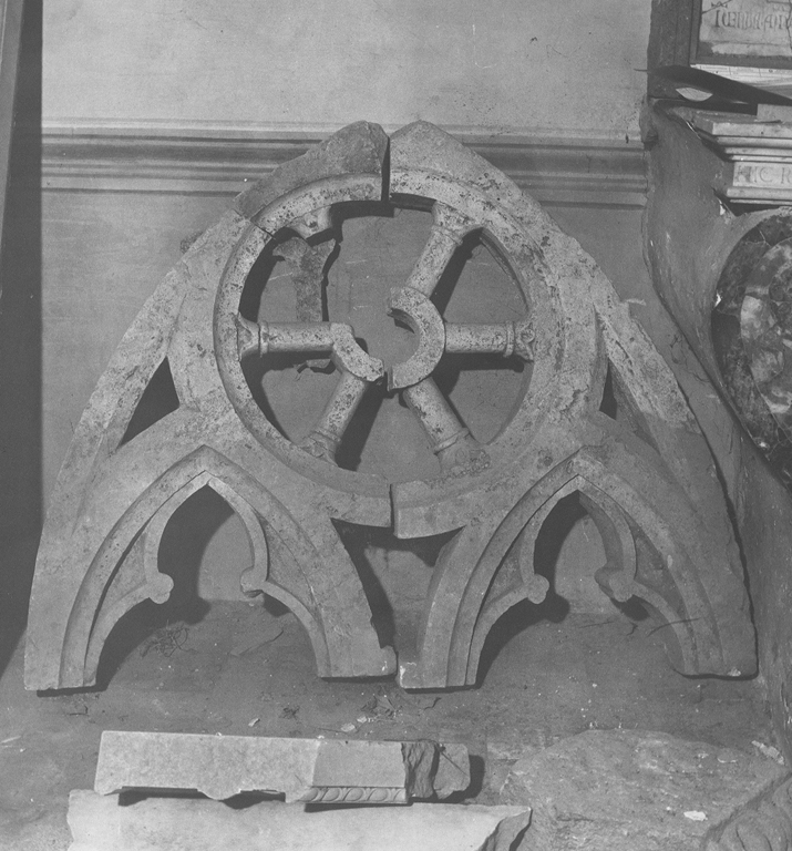 chiave d'arco, frammento - ambito laziale (secc. XII/ XIII)