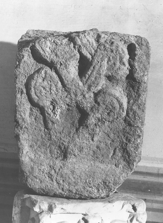 decorazione, frammento - ambito laziale (secc. XII/ XIII)