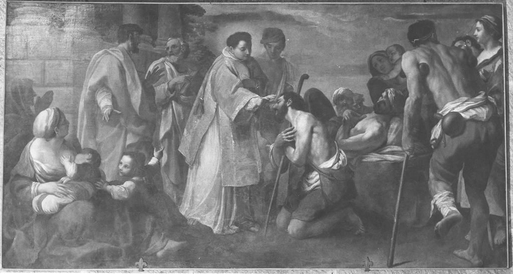 miracoli di Santo Stefano (dipinto) di Benefial Marco (sec. XVIII)