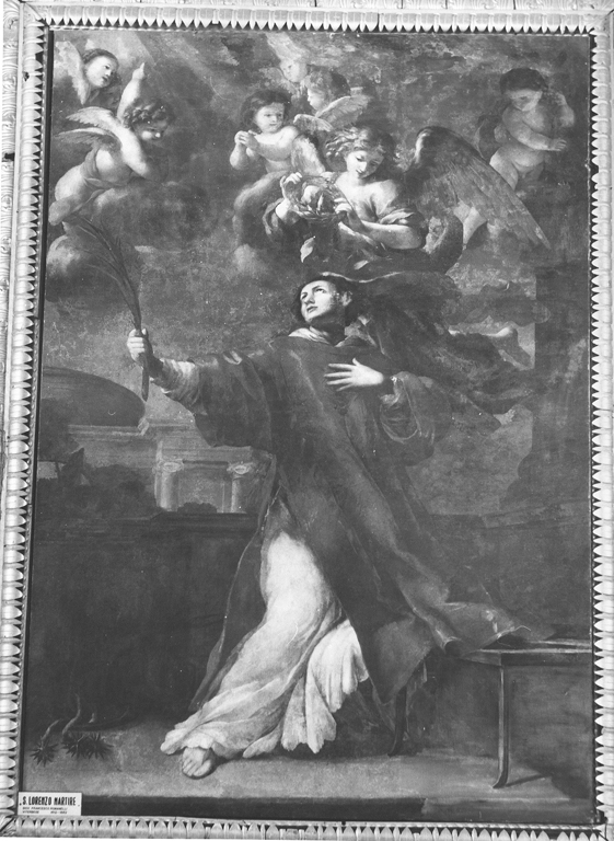 San Lorenzo in estasi (dipinto) di Romanelli Giovanni Francesco (sec. XVII)
