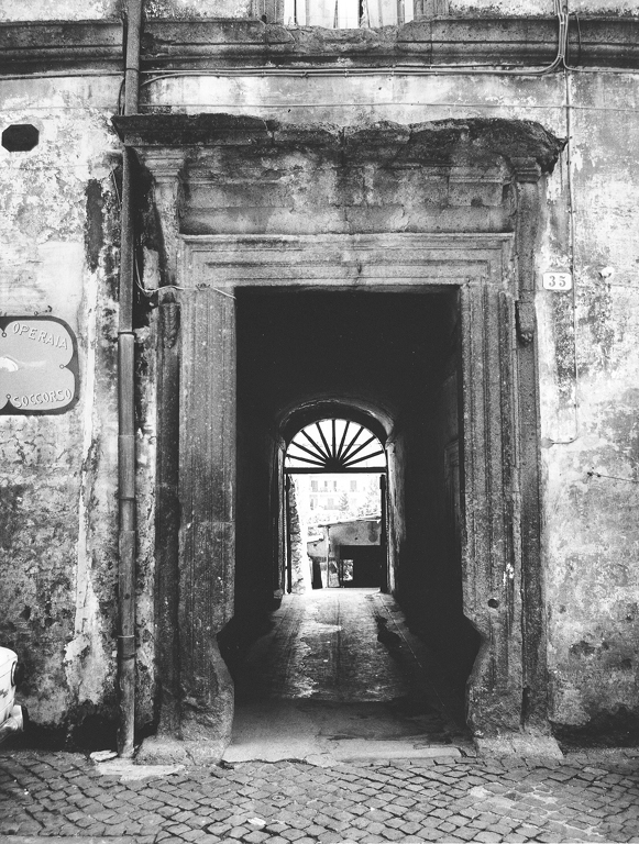 mostra di portale - ambito Italia centrale (sec. XVI)