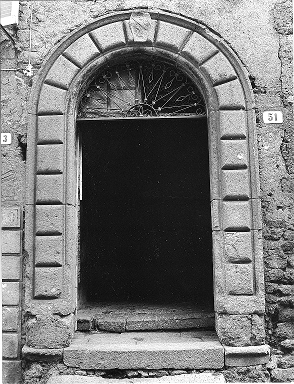 mostra di portale - ambito Italia centrale (sec. XVI)