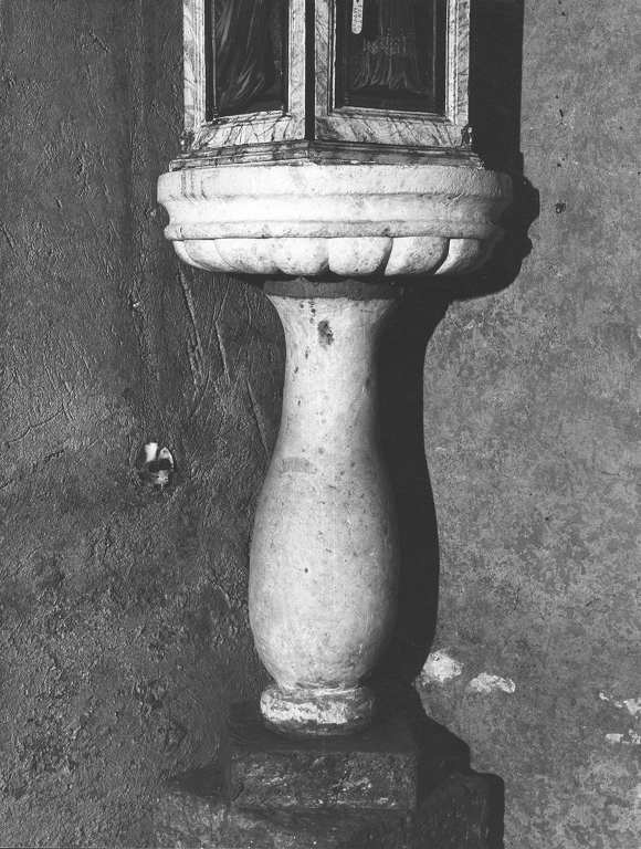 acquasantiera - ambito Italia centrale (sec. XVII)