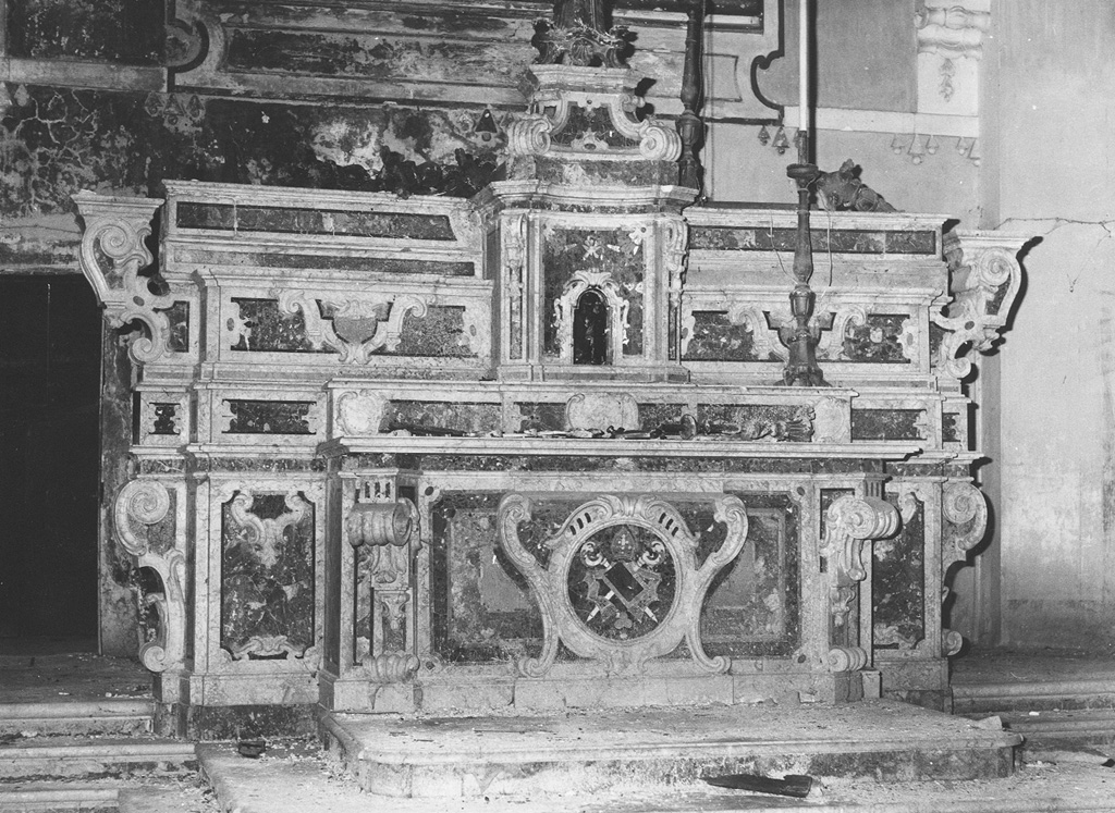 altare maggiore - ambito laziale (prima metà sec. XVIII)