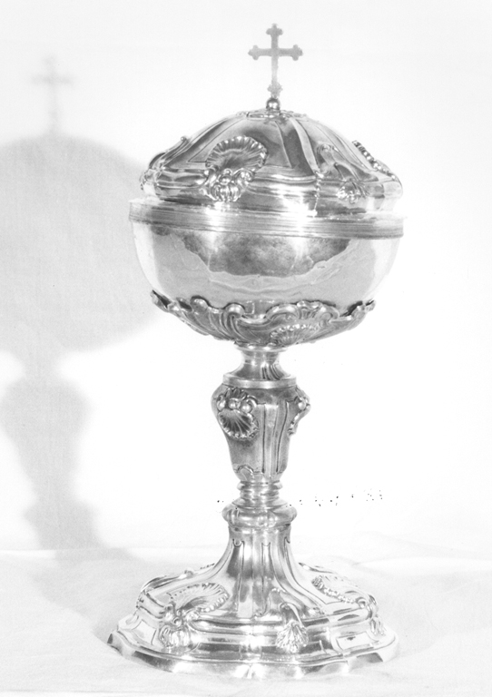 pisside - ambito laziale (fine/inizio secc. XVII/ XVIII)