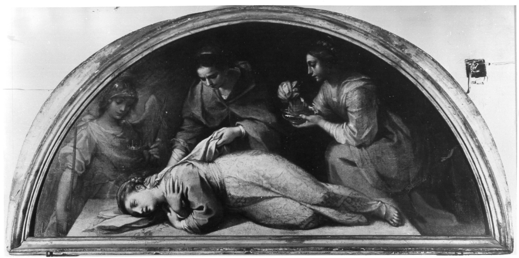 morte di S. Cecilia (dipinto) di Vanni Francesco (attribuito) (sec. XVII)