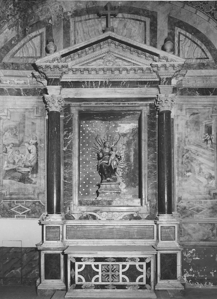 mostra d'altare - ambito laziale (fine/inizio secc. XVI/ XVII)