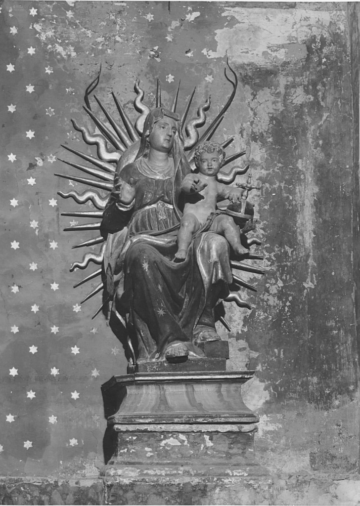 Madonna con Bambino (statua) - ambito laziale (fine/inizio secc. XVI/ XVII)