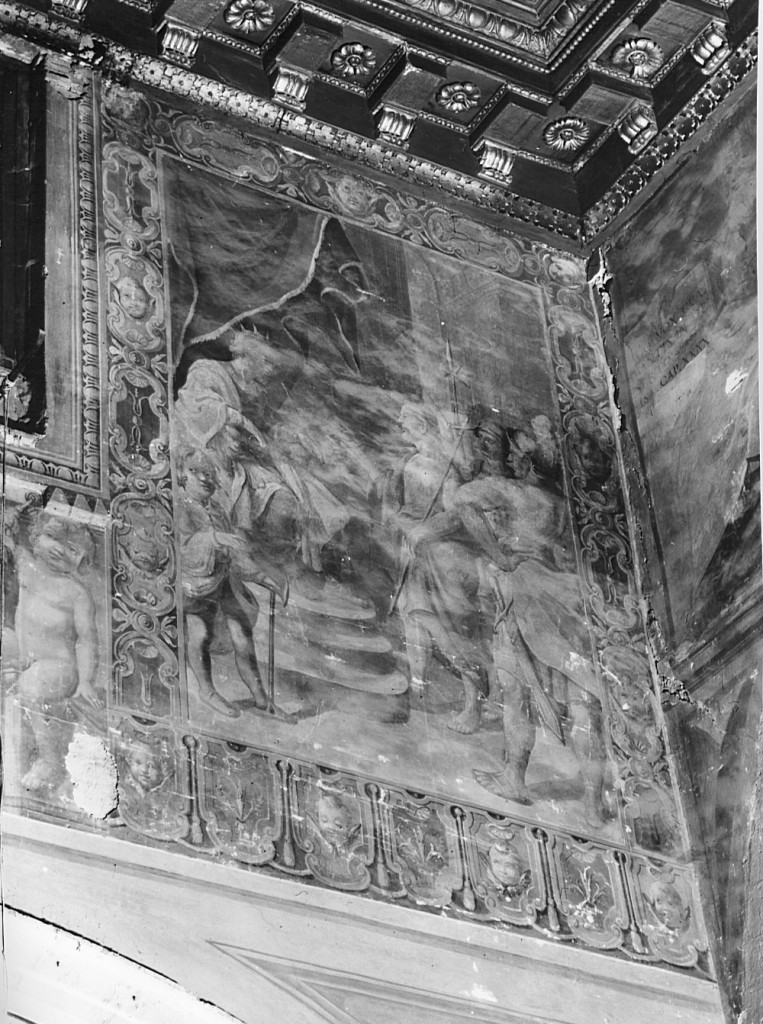 San Giovanni Battista predica nel deserto (dipinto) - ambito laziale (fine/inizio secc. XVI/ XVII)