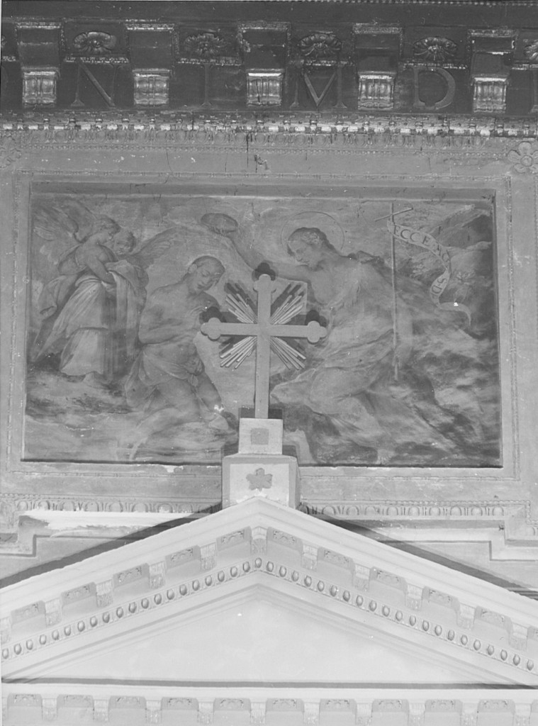 battesimo di Cristo (dipinto) - ambito laziale (fine/inizio secc. XVI/ XVII)