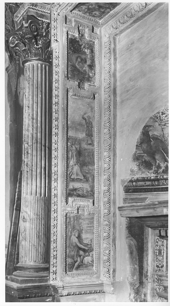 storie della vita di San Giovanni Battista (decorazione pittorica) - ambito laziale (seconda metà sec. XVI)