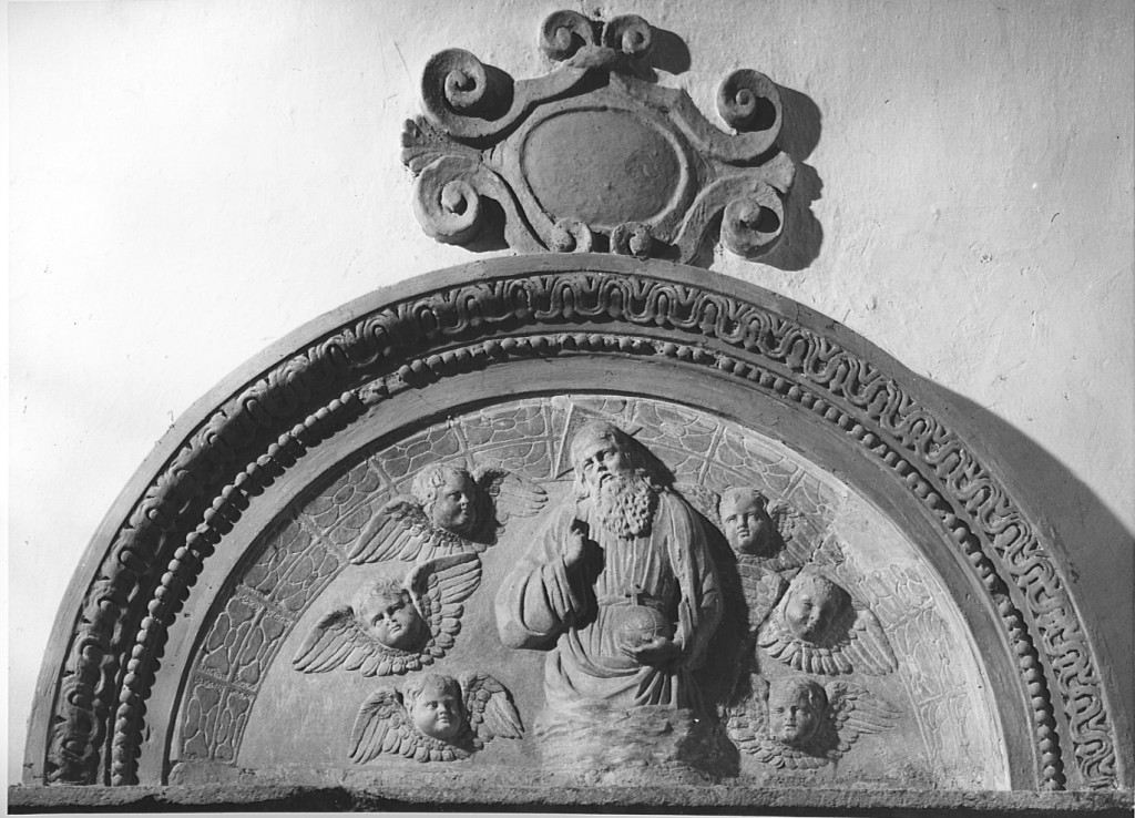 Dio Padre e cherubini (rilievo) - ambito laziale (seconda metà sec. XV)