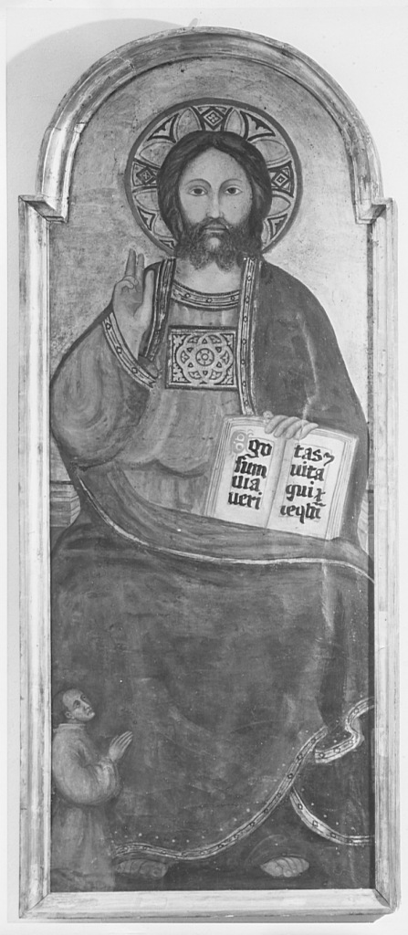 Cristo in maestà (dipinto) - ambito laziale (sec. XV)