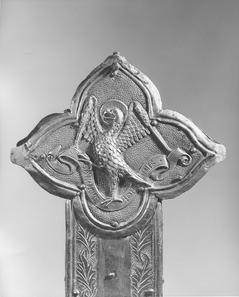 croce processionale - ambito romano (prima metà sec. XV)