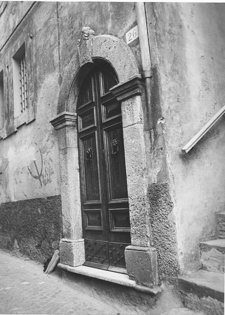 mostra di portale - ambito laziale (sec. XVII)