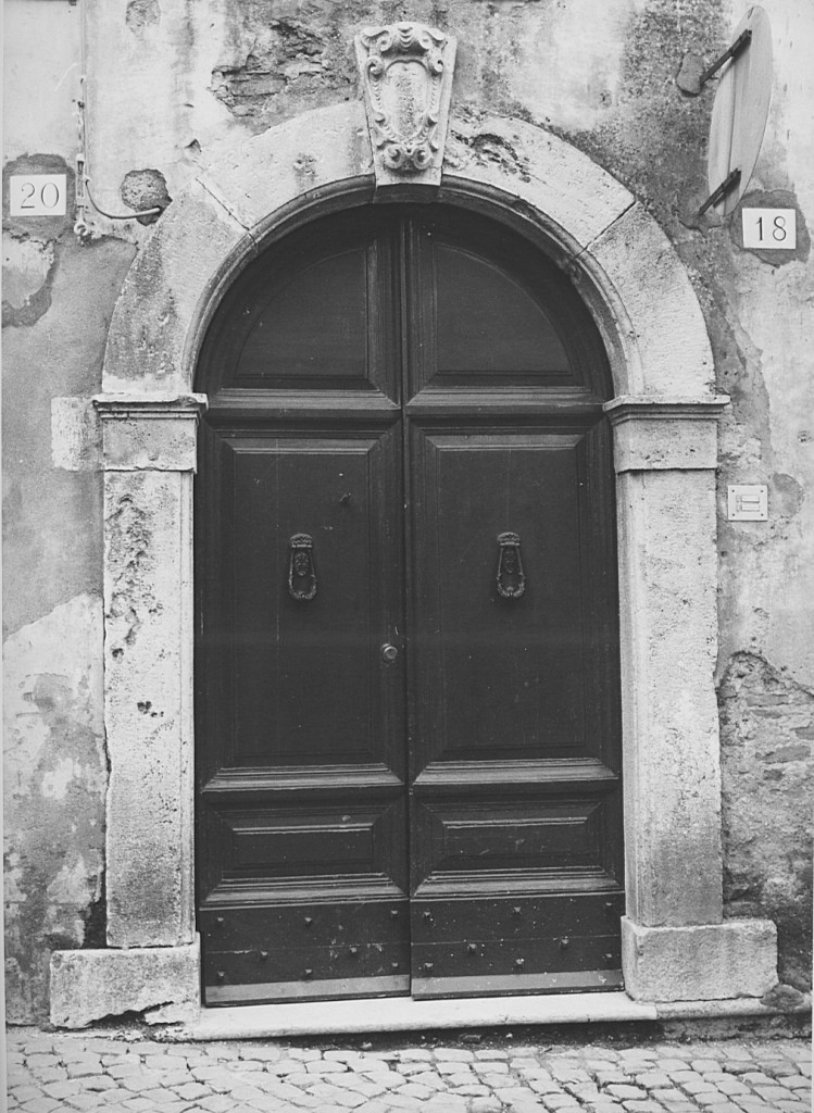 mostra di portale - ambito laziale (sec. XVII)