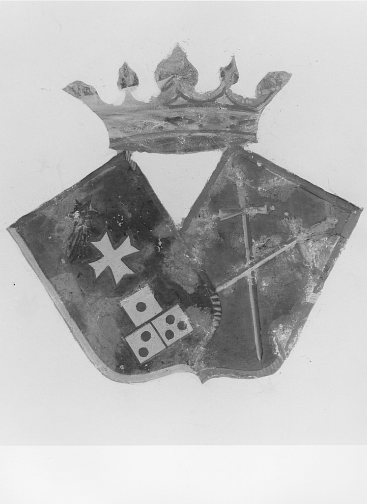 coppia di stemmi (dipinto) - ambito laziale (sec. XIX)